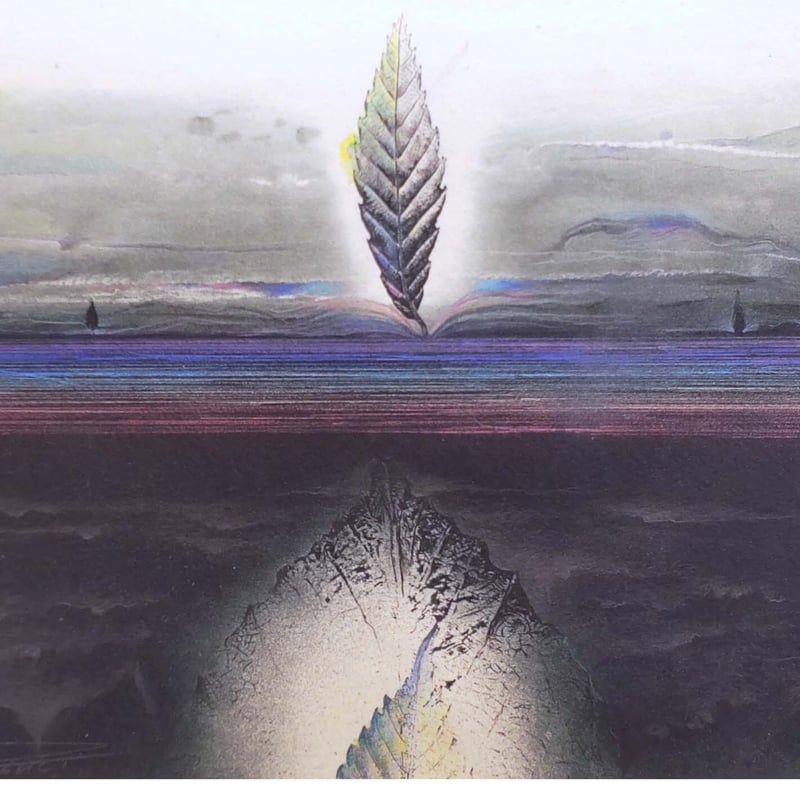 若月公平「彩雲郷」銅版画・手彩色 | 恵埜画廊STORE