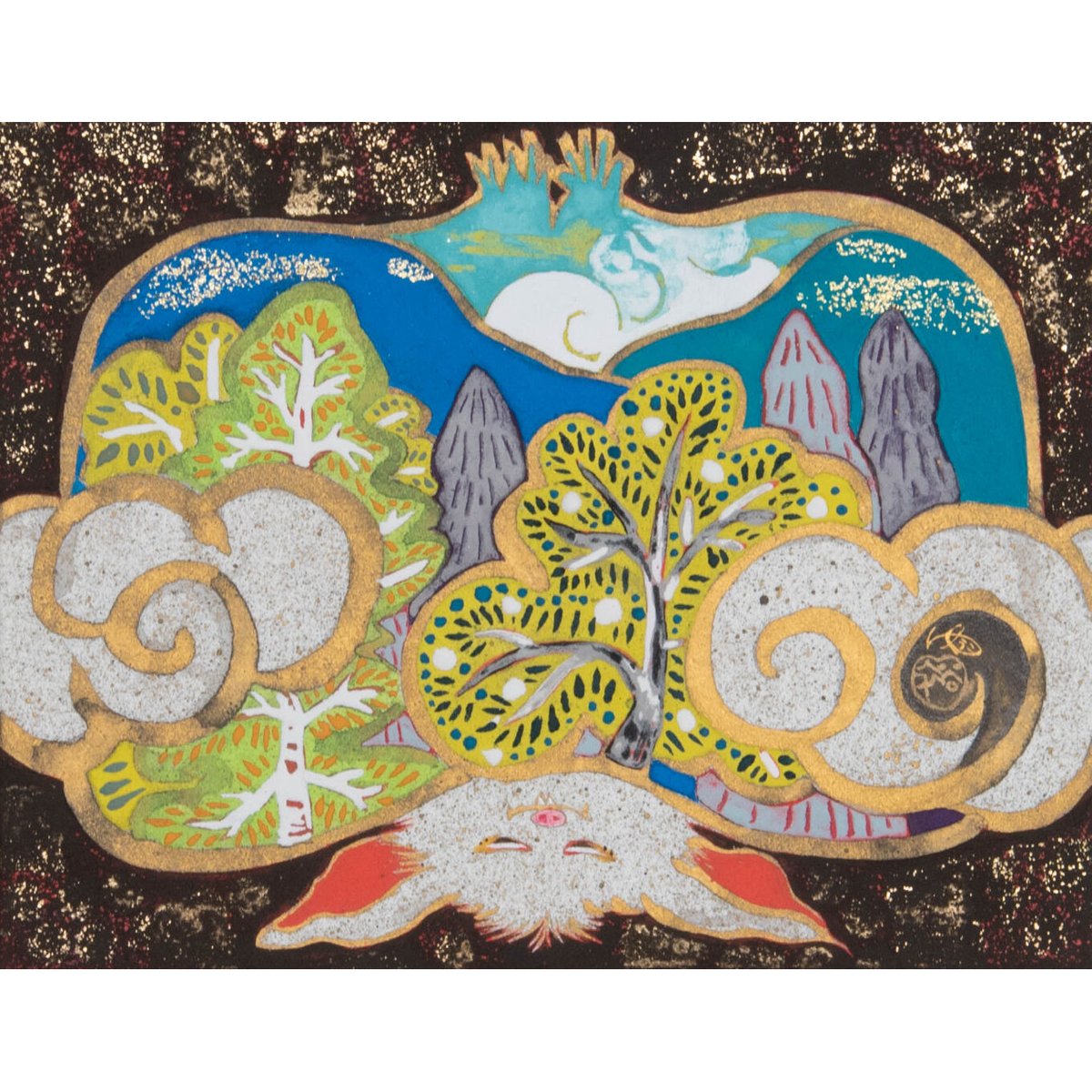 山口裕子「幸せの森・夏」0号 | 恵埜画廊STORE