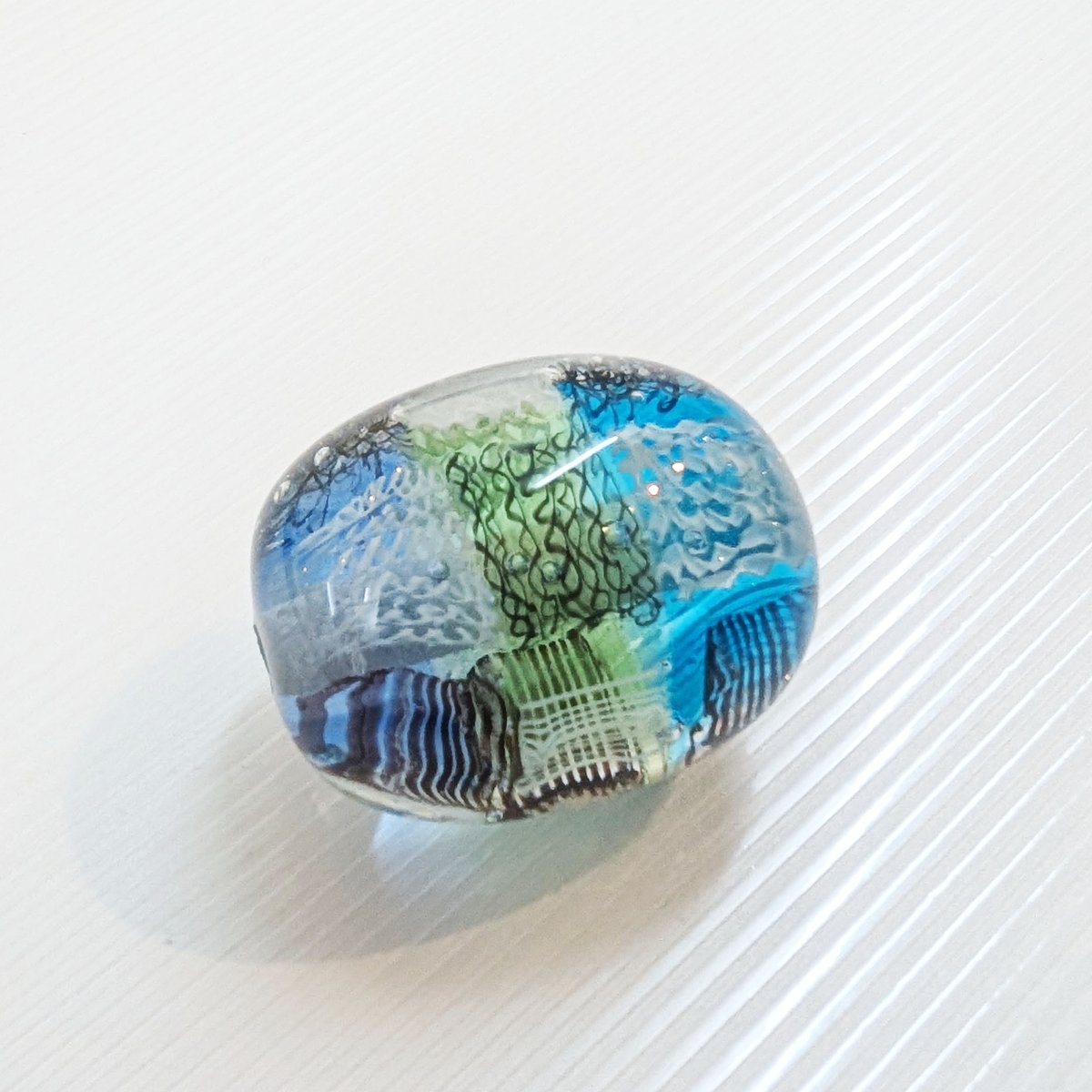 鈴木美智 「ガラス玉 アイルランド織」 | 恵埜画廊STORE