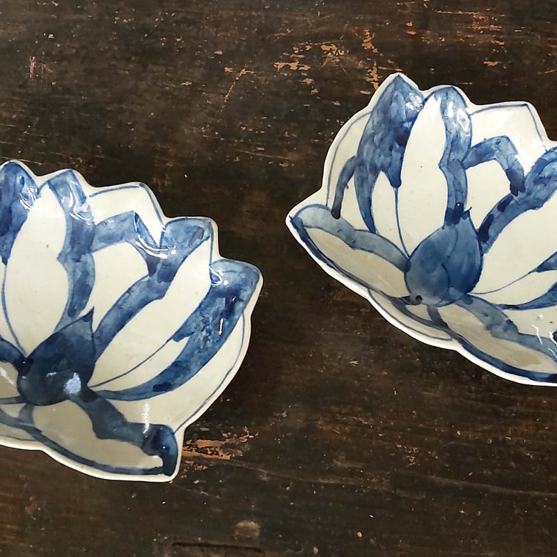 永江俊昭 「染付蓮形向付」 | 恵埜画廊STORE