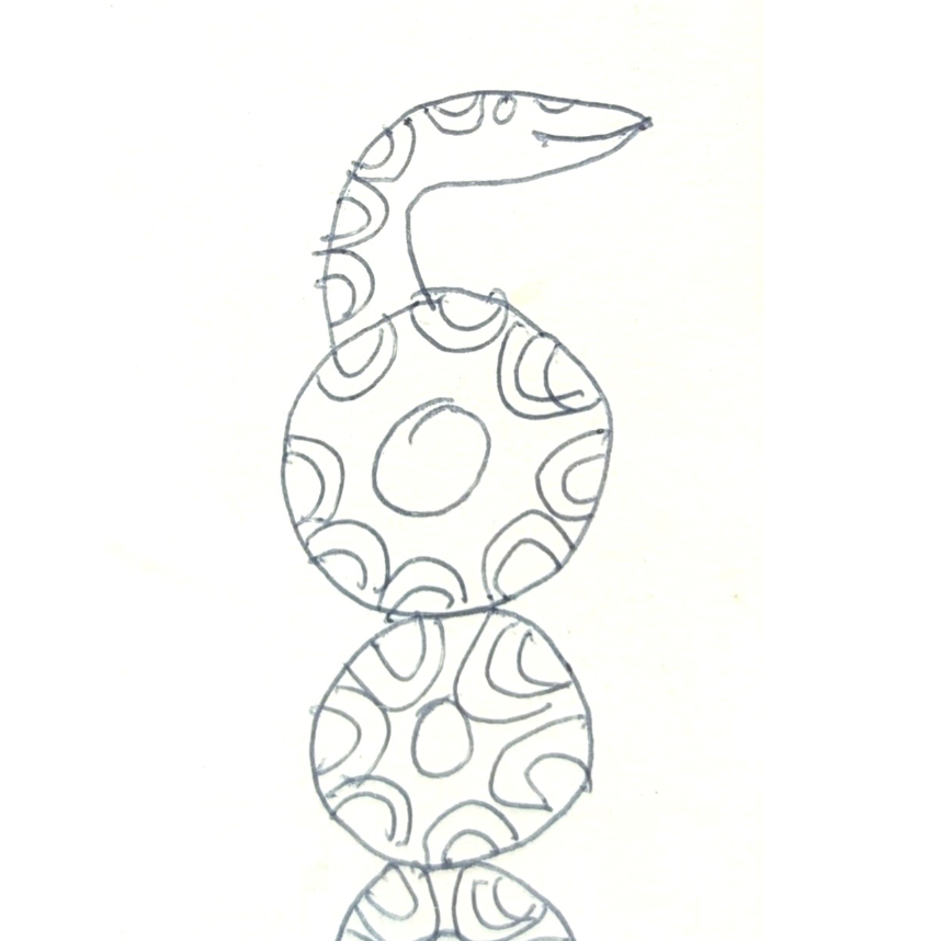 佐藤忠良「巳」素描 | 恵埜画廊STORE