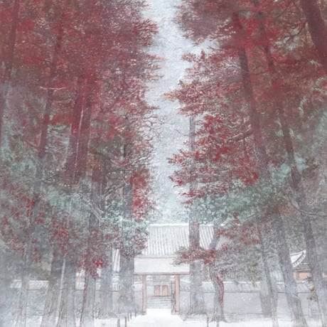 木原正徳、【ひとかたち（桃色の露）】、希少な画集画、新品高級額 額装付 木原正徳、【ひとかたち（桃色の露）】、希少な画集画、新品高級