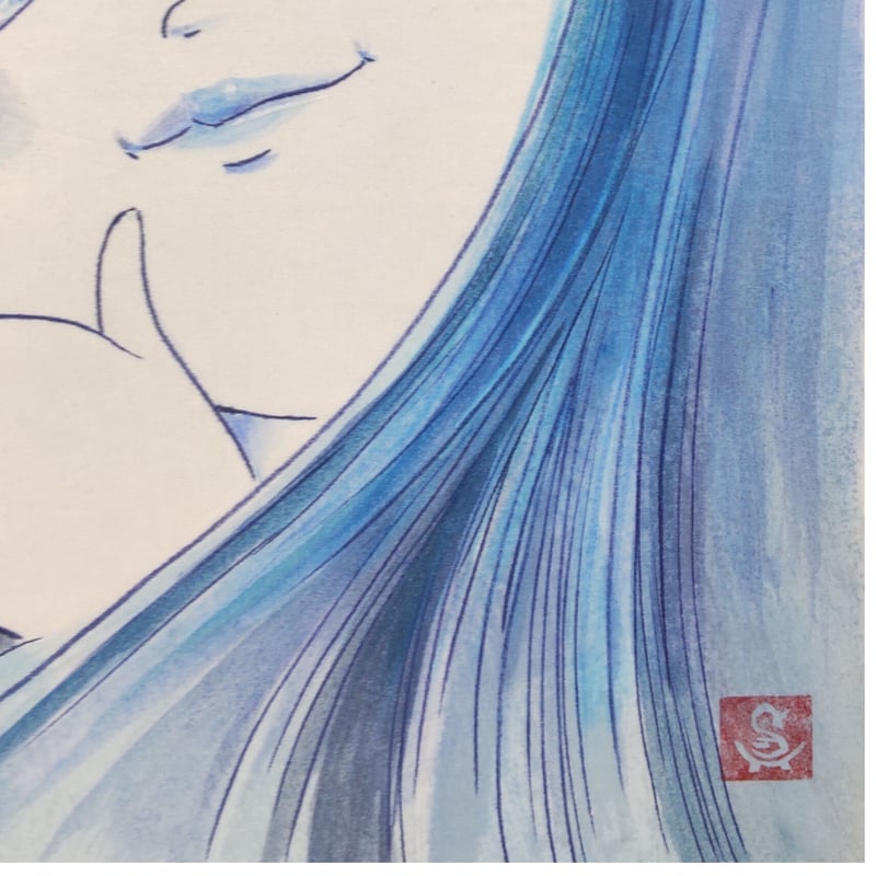 佐藤真生「海からの風」F4 | 恵埜画廊STORE