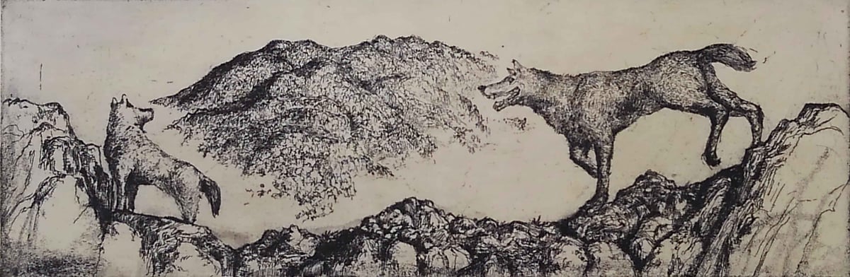 野瀬昌樹 「仙境」 銅版画 | 恵埜画廊STORE