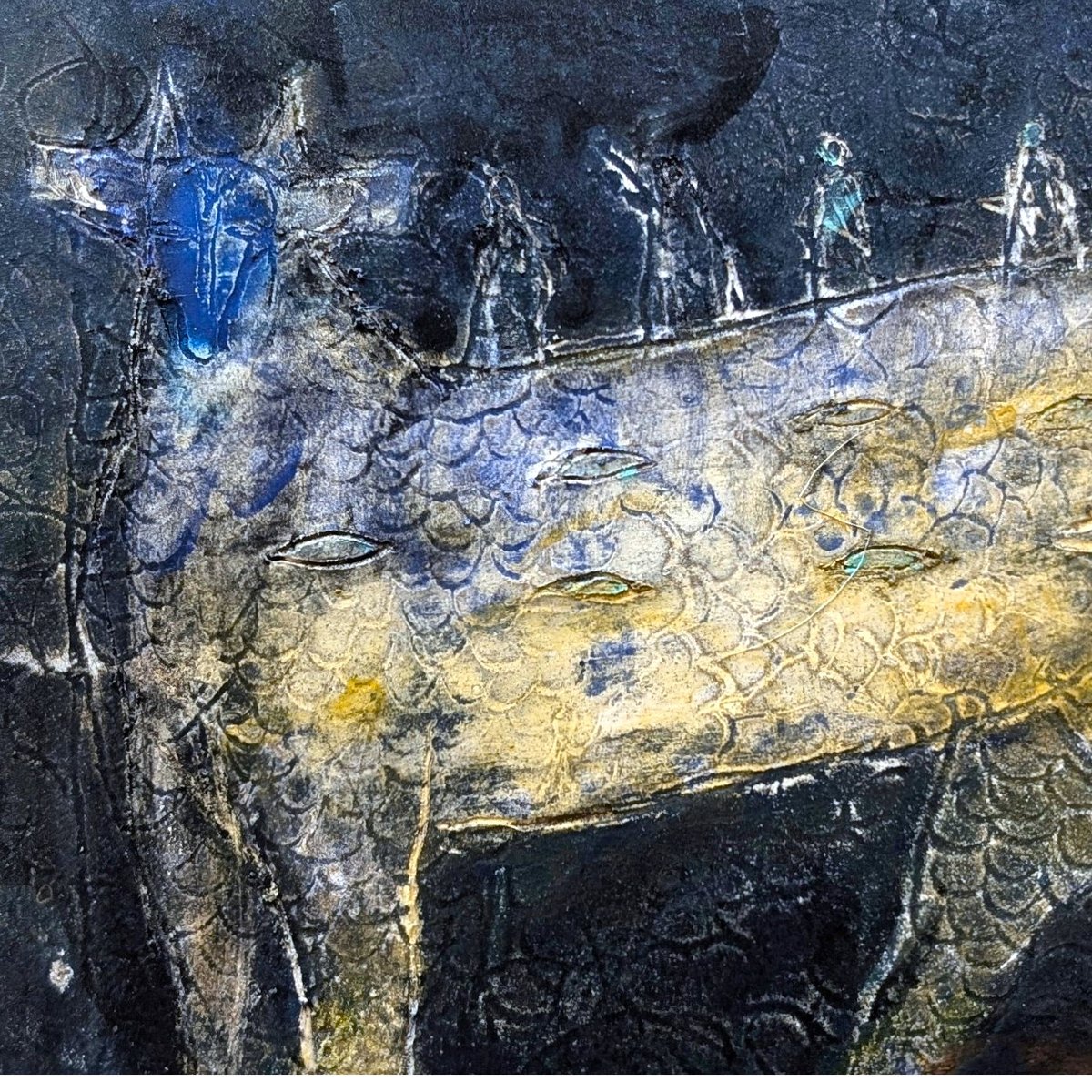 ノクターン　岡村義和　絵画 岡村桂三郎「白涬24-3」 | 恵埜画廊STORE
