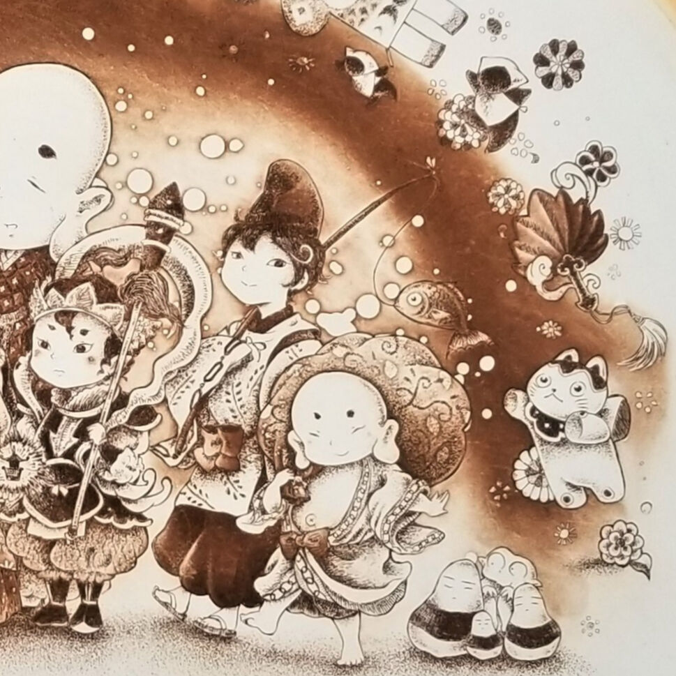 金子美早紀 『七福子神ー幸まもりー』 | 恵埜画廊STORE