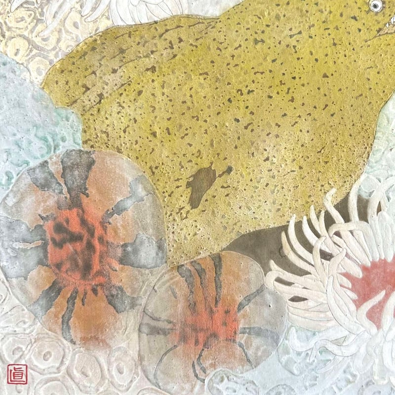 木村直広「忍びの棲家」S4・額装込 | 恵埜画廊STORE