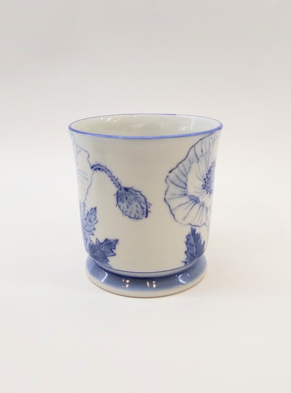 東海林晴美 「染付ひなげし文モーニングカップ」 | 恵埜画廊STORE