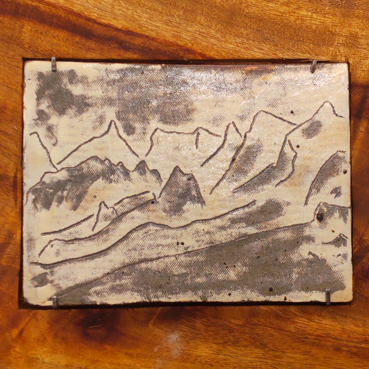 森岡成好　陶芸作品 『クーンブ氷河』 森岡成好 陶芸作品 『クーンブ氷河』 森岡成好 陶芸作品