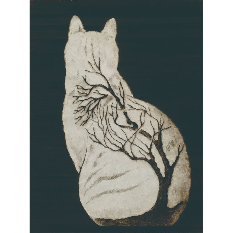 磯貝さとみ 「心の木 Ⅱ」 銅版画 | 恵埜画廊STORE