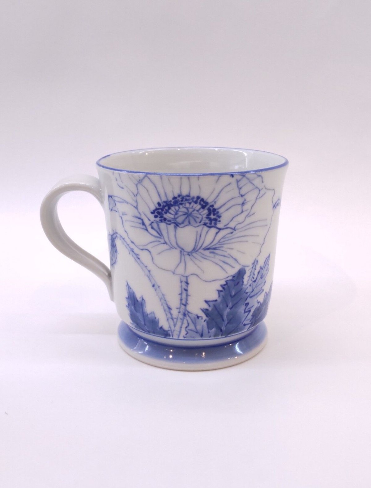 東海林晴美 「染付ひなげし文モーニングカップ」 | 恵埜画廊STORE