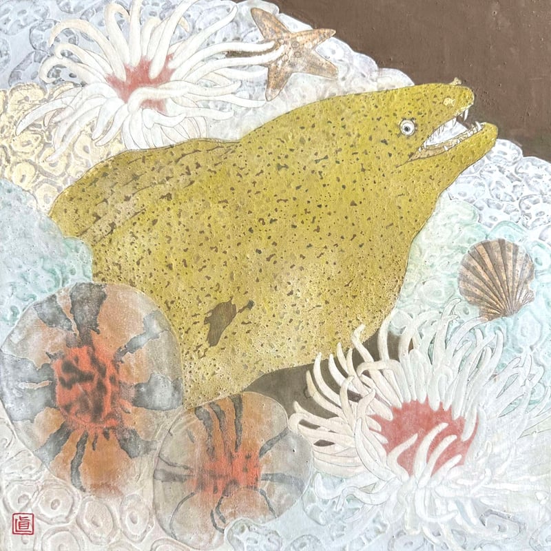 木村直広「忍びの棲家」S4・額装込 | 恵埜画廊STORE