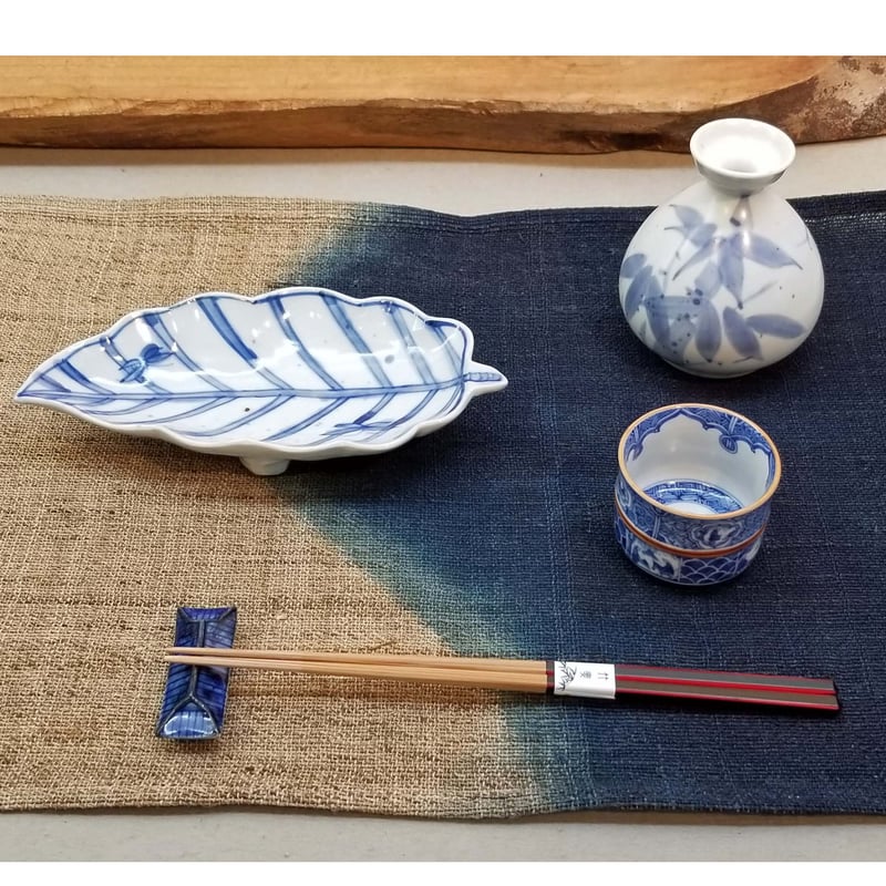 渡辺洋美 本藍染ランチョンマット 麻 | 恵埜画廊STORE