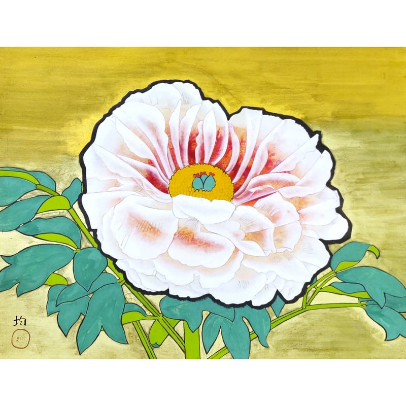 小松均　日本画 色紙 Yahoo!オークション - 【模写】小松均 おたまじゃくし図額装 大