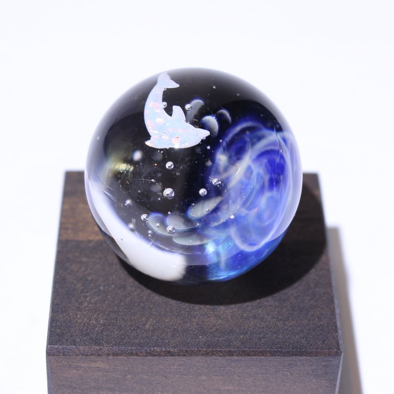 ぐり工房】宇宙マーブル (イルカ)A | ぐり工房 Online Shop