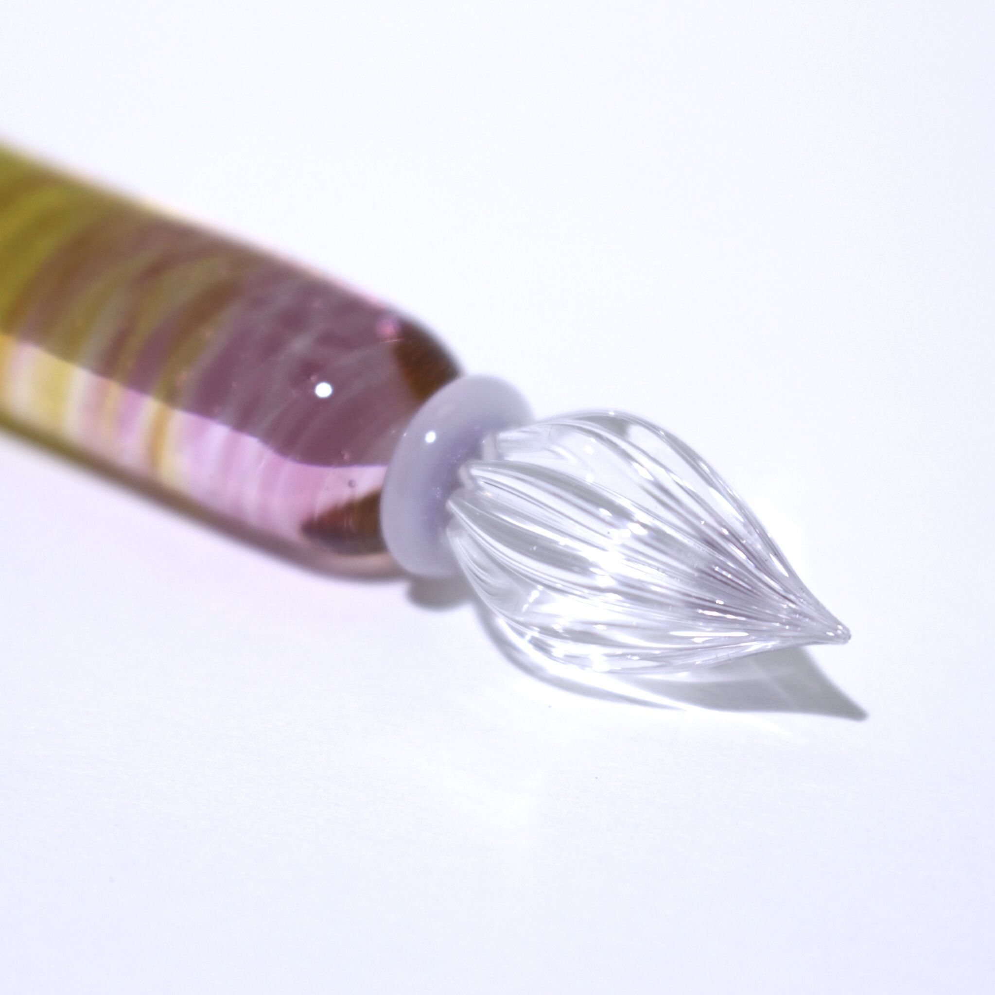 Rainbowショートスティックガラスペン (Pink→Purple) | ぐり工房 Onli