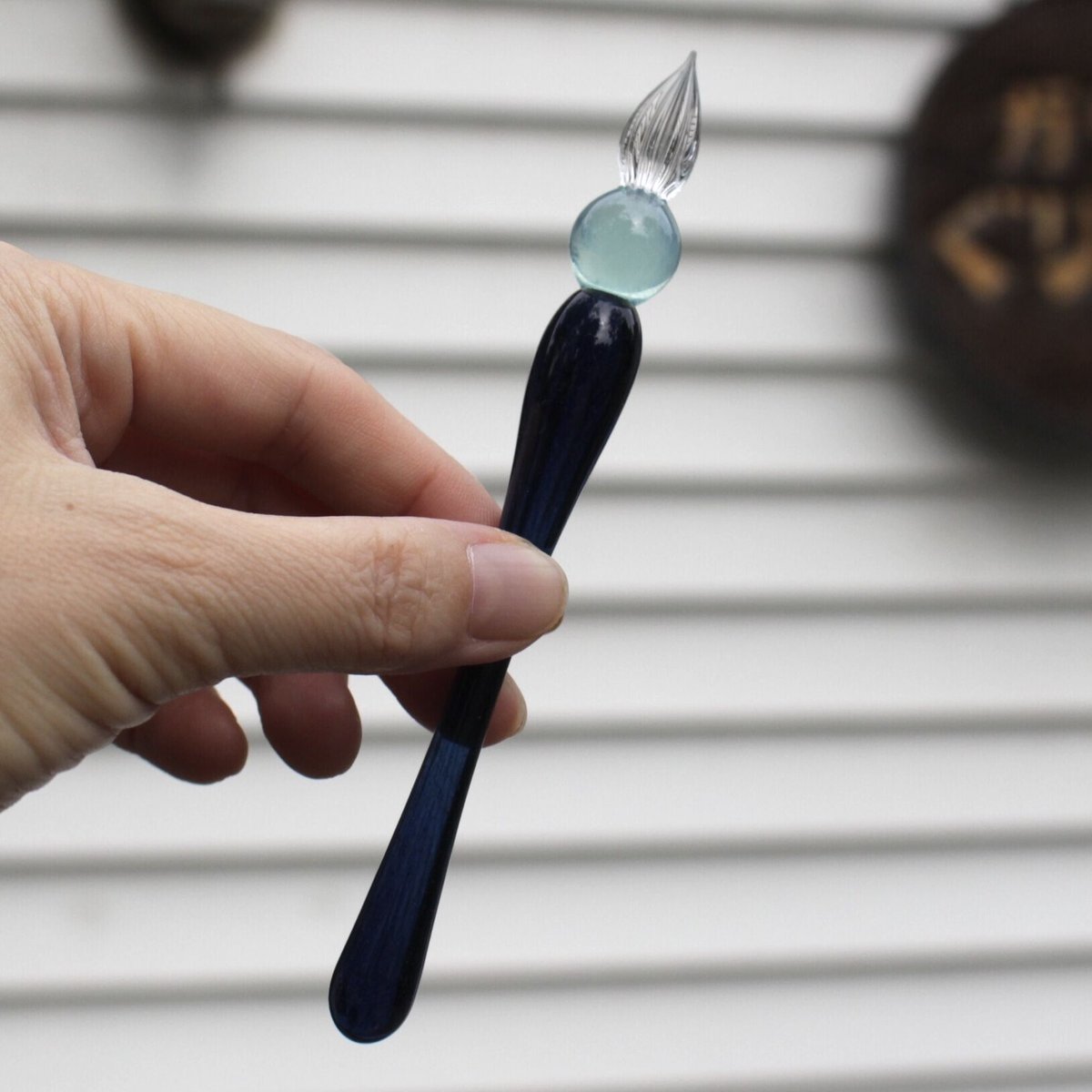 グラマラスショートガラスペン (Galaxy) | ぐり工房 Online Shop