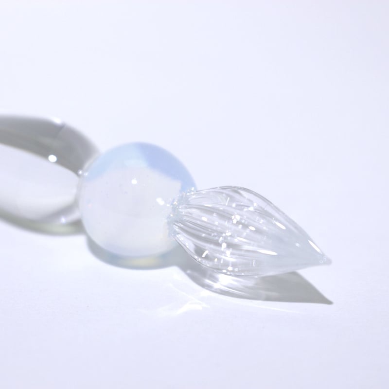 ぐり工房 グラマラスショートガラスペン (Clear/Opal) グラマラスショートガラスペン (Clear/Opal) | ぐり工房 Online Shop