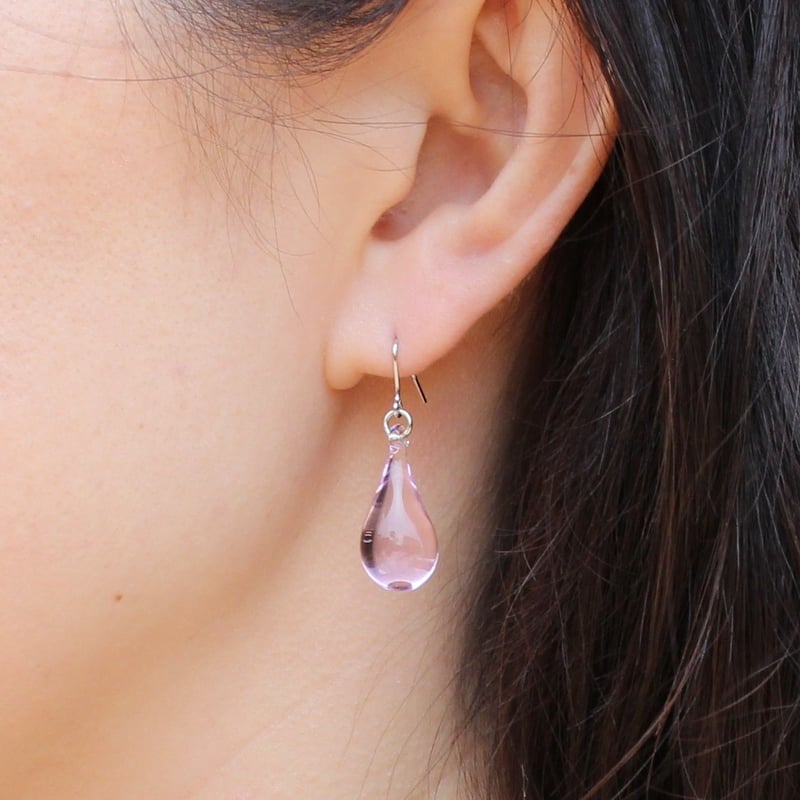 guridrops】しずくピアス/イヤリング(M)Pink | ぐり工房 Online guridrops】しずくピアス/イヤリング(M)Pink | ぐり工房 Online