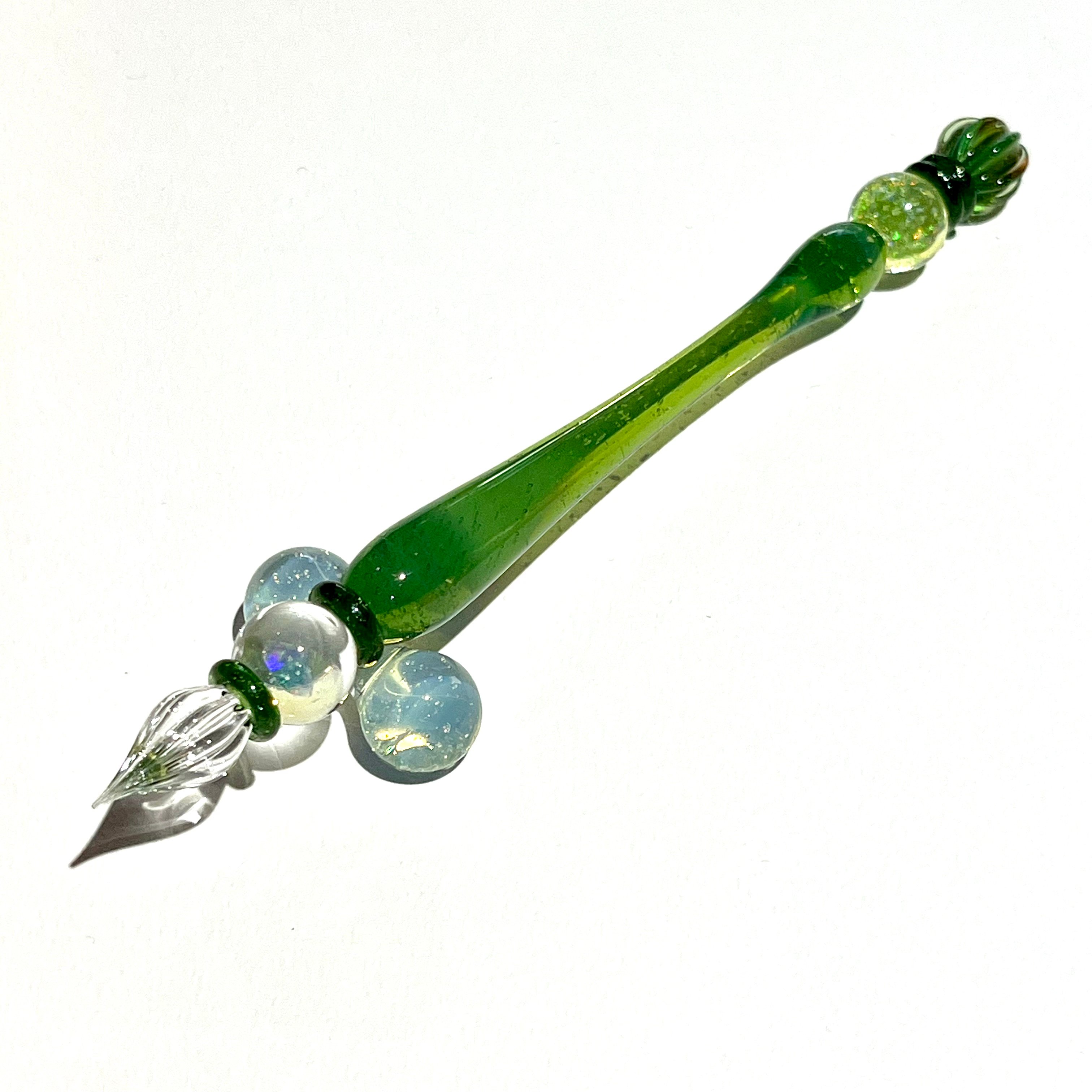 マジカルステッキガラスペン (Emerald Green) | ぐり工房 Online Shop