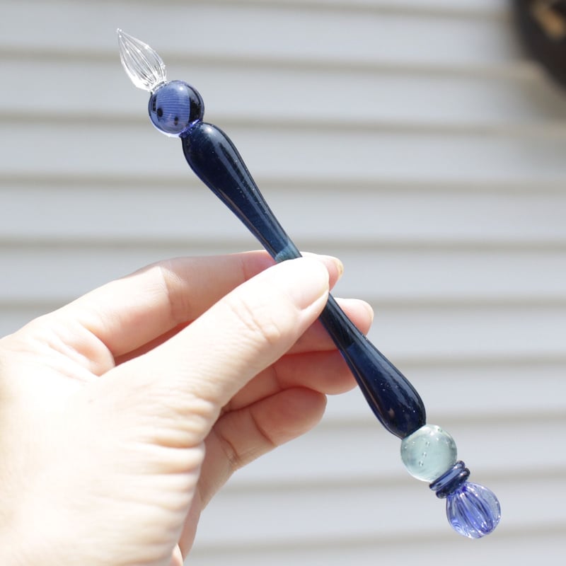 キングステッキガラスペン (Galaxy) | ぐり工房 Online Shop