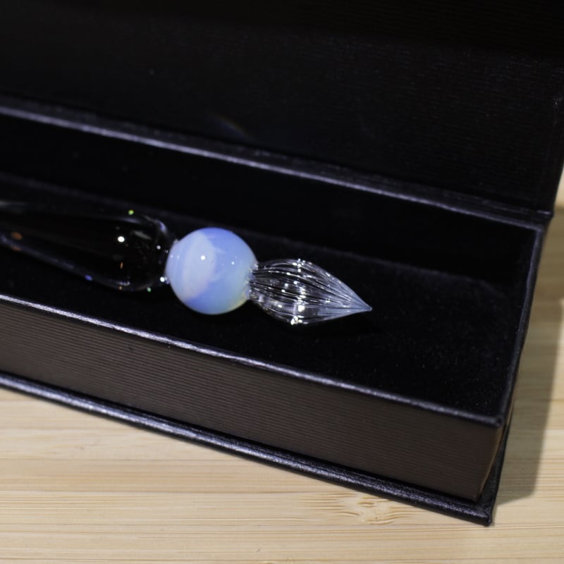 ぐり工房　ガラスペン　グラマラスショート　ブルー グラマラスショートガラスペン (Blue) | ぐり工房 Online Shop