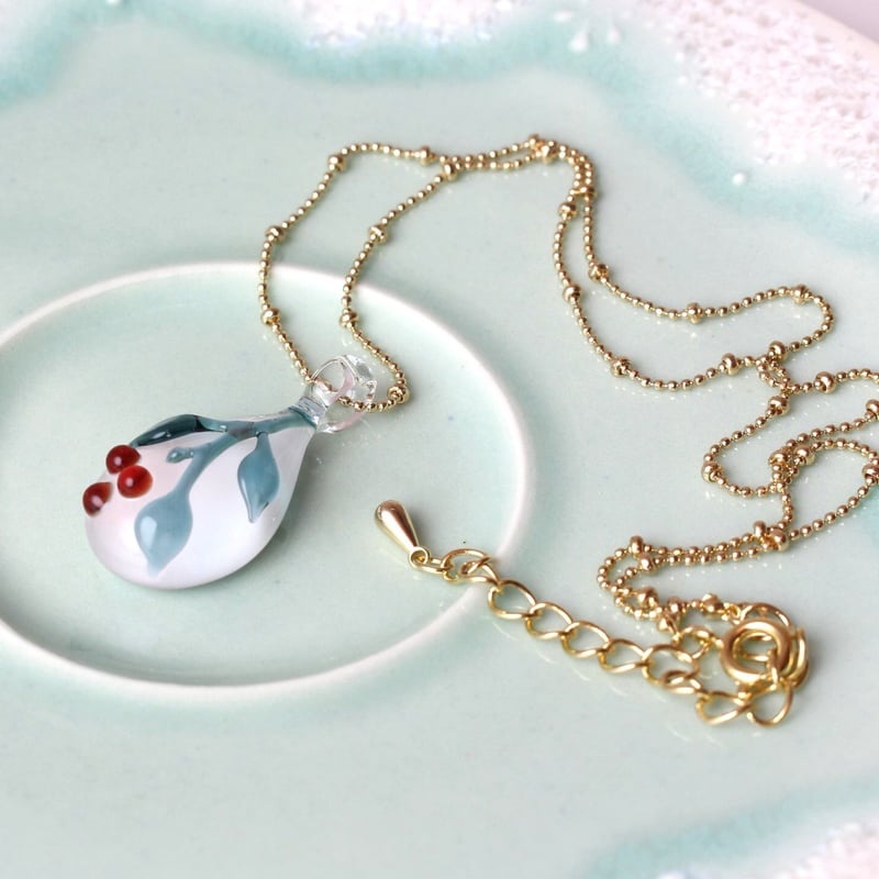 guridrops】南天ネックレス | ぐり工房 Online Shop
