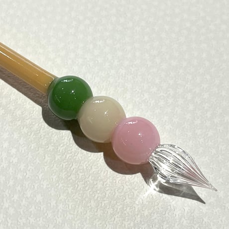 お団子ガラスペン(竹串風)きび砂糖