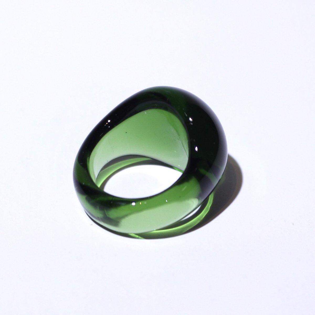 guridrops】ぽってりリング(Green) | ぐり工房 Online Shop