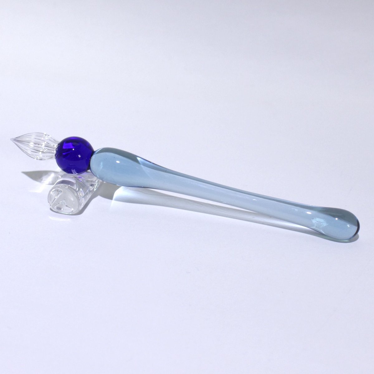 グラマラスショートガラスペン (Blue) | ぐり工房 Online Shop