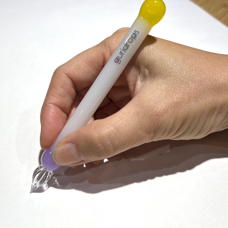 minimarooガラスペン(Purple×Yellow) | ぐり工房 Online Shop