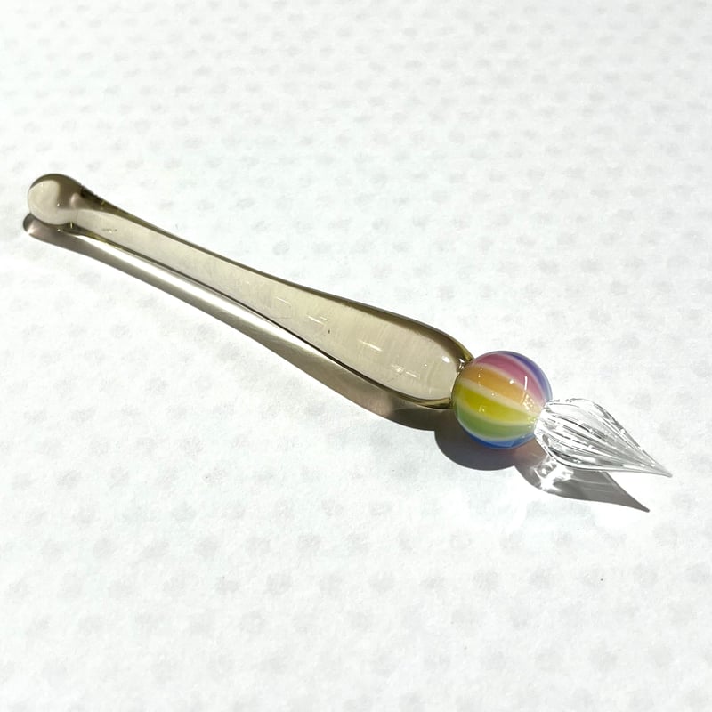 ぐり工房　虹ジェリー（梅酒）　ガラスペン ガラスペン 〜虹ジェリー 〜(梅酒) | ぐり工房 Online Shop