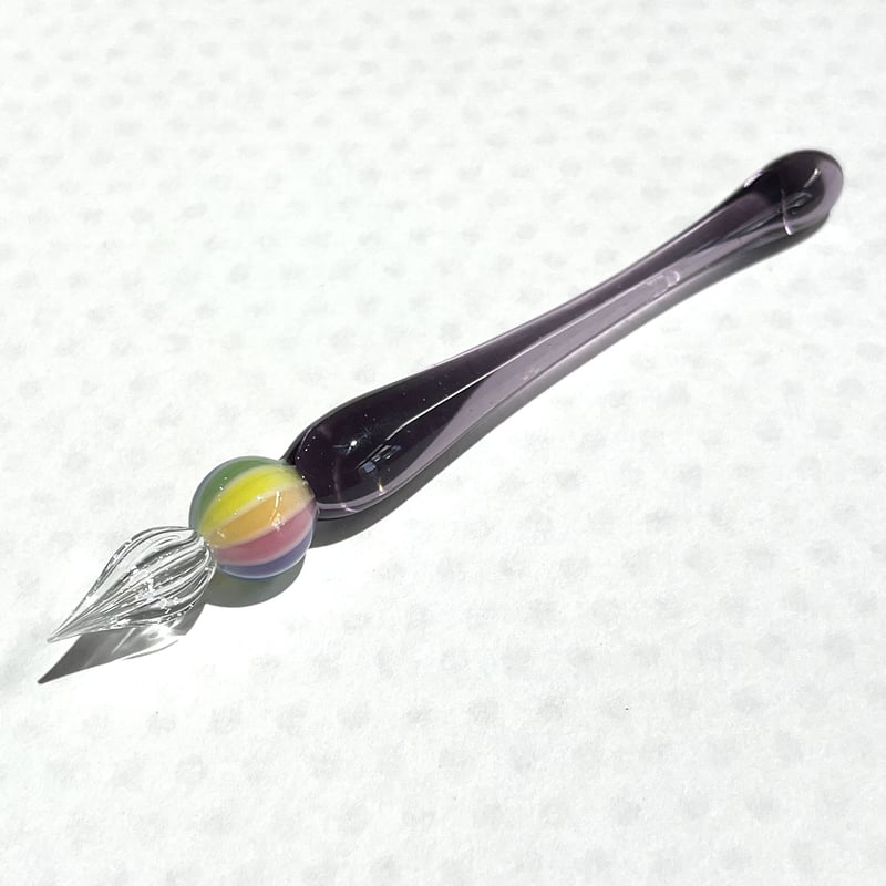 ガラスペン 〜虹ジェリー 〜(ぶどう酒) | ぐり工房 Online Shop