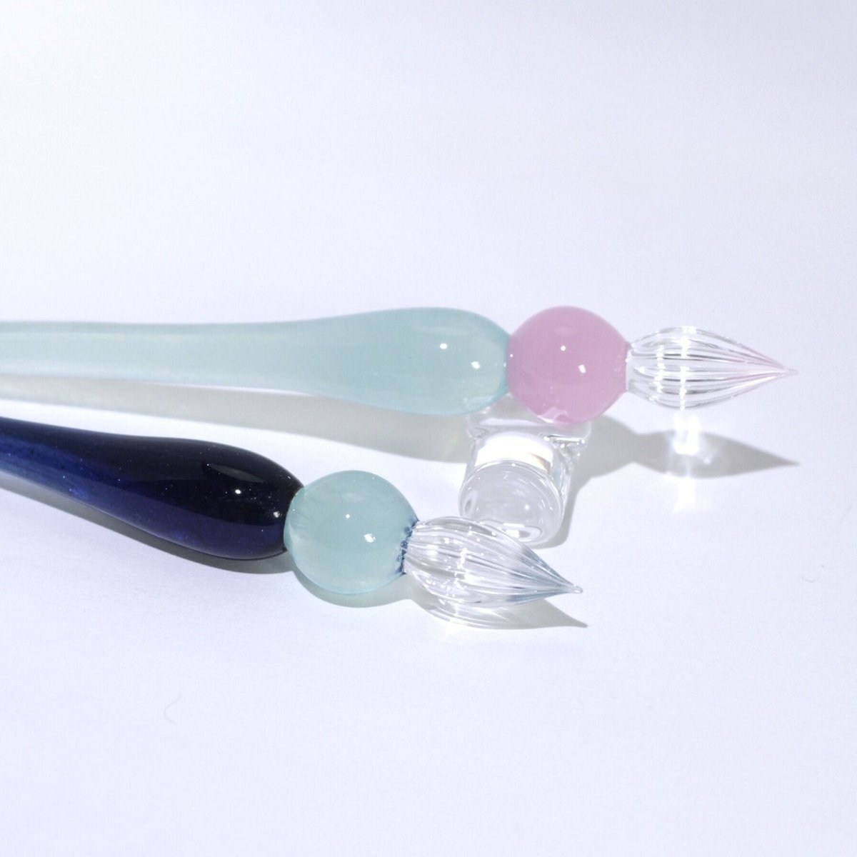 グラマラスショートガラスペン (Galaxy) | ぐり工房 Online Shop