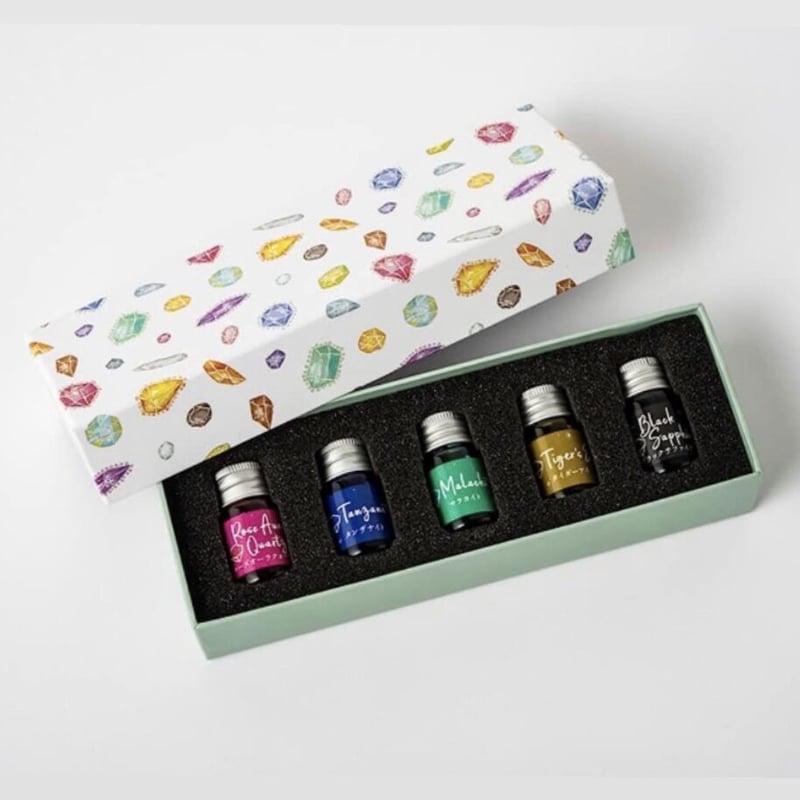 ラメを愉しむインク5色セットつきムック「ガラスペンのある毎日