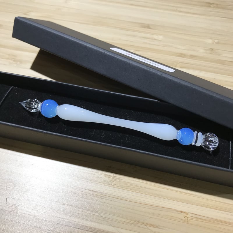 ぐり工房　ガラスペン　キングステッキ　ホワイト キングステッキガラスペン (Whity) | ぐり工房 Online Shop