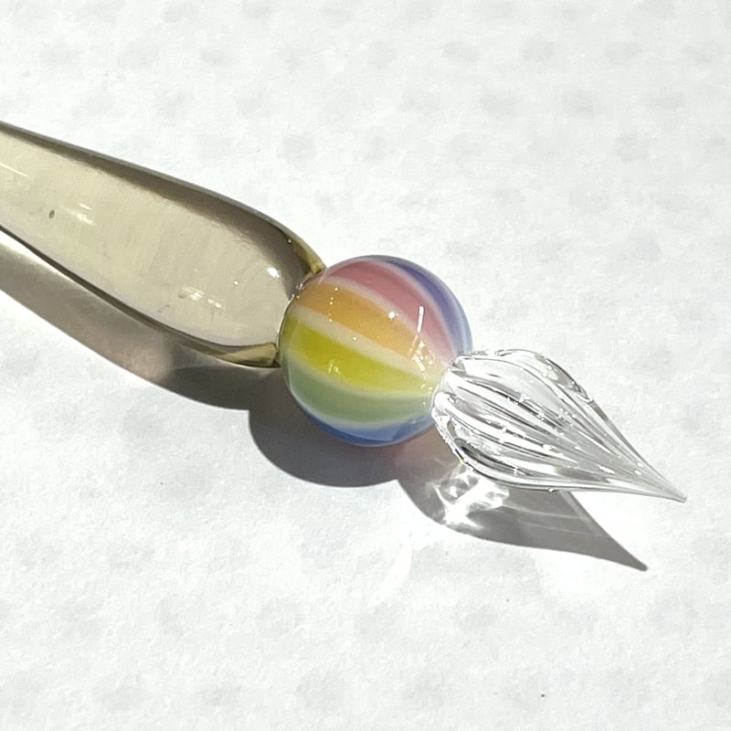 ぐり工房　虹ジェリー（梅酒）　ガラスペン ガラスペン 〜虹ジェリー 〜(梅酒) | ぐり工房 Online Shop