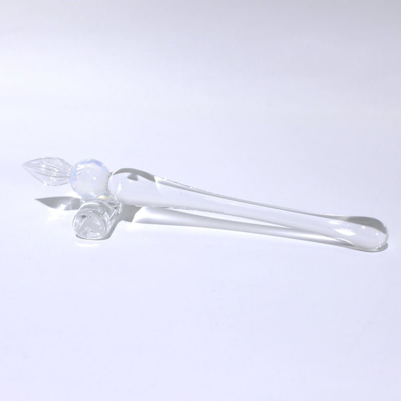 ぐり工房 グラマラスショートガラスペン (Clear/Opal) グラマラスショートガラスペン (Clear/Opal) | ぐり工房 Online Shop