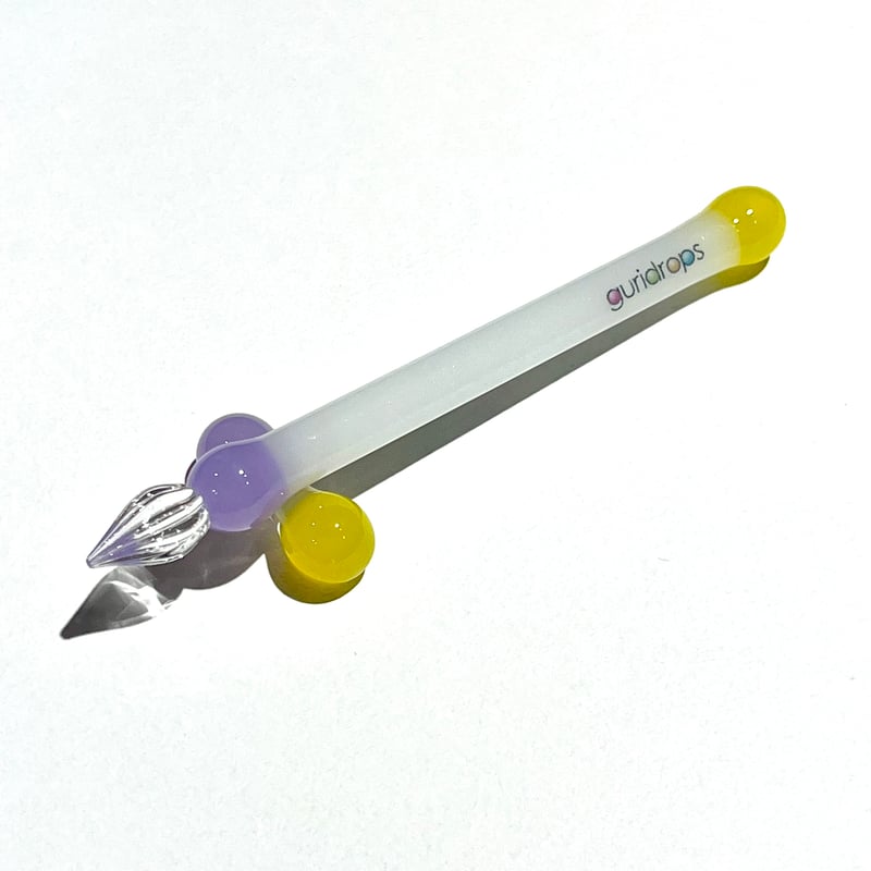 minimarooガラスペン(Purple×Yellow) | ぐり工房 Online Shop
