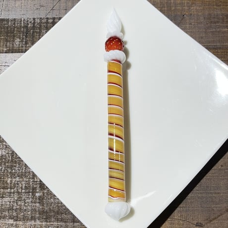 いちごケーキガラスペン (ミルフィーユ)①〈現品〉