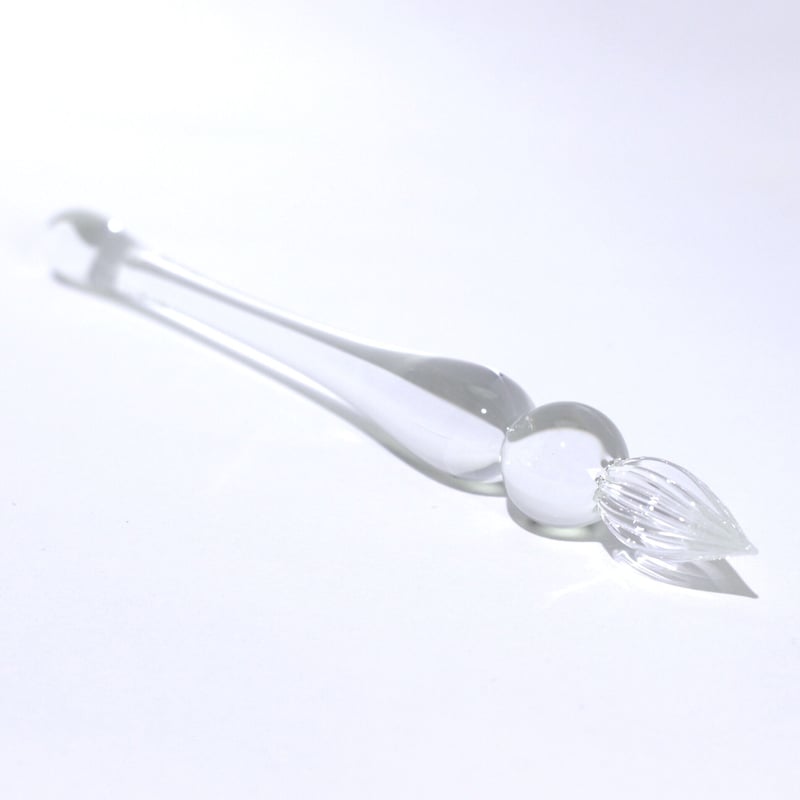グラマラスショートガラスペン (Clear) | ぐり工房 Online Shop グラマラスショートガラスペン (Clear) | ぐり工房 Online Shop