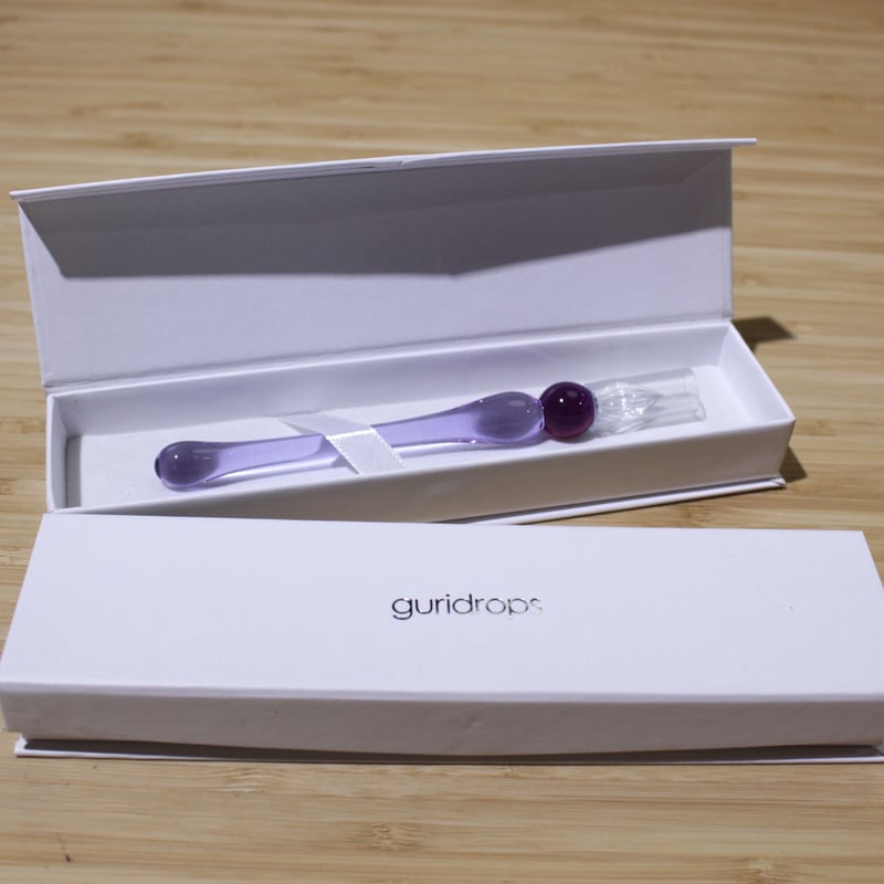 グラマラスショートガラスペン (Purple) | ぐり工房 Online Shop グラマラスショートガラスペン (Purple) | ぐり工房 Online Shop