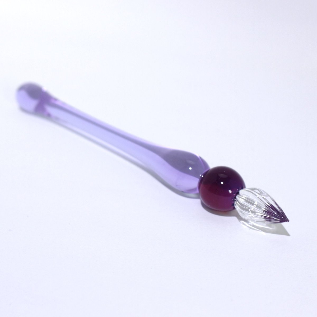 グラマラスショートガラスペン (Purple) | ぐり工房 Online Shop グラマラスショートガラスペン (Purple) | ぐり工房 Online Shop
