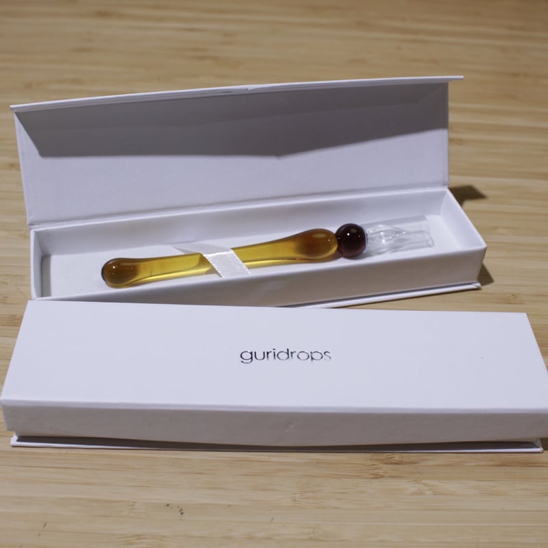 グラマラスショートガラスペン (Honey) | ぐり工房 Online Shop グラマラスショートガラスペン (Honey) | ぐり工房 Online Shop
