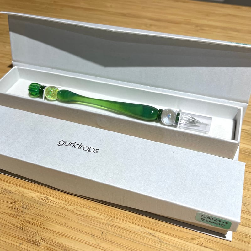 マジカルステッキガラスペン (Emerald Green) | ぐり工房 Online Shop