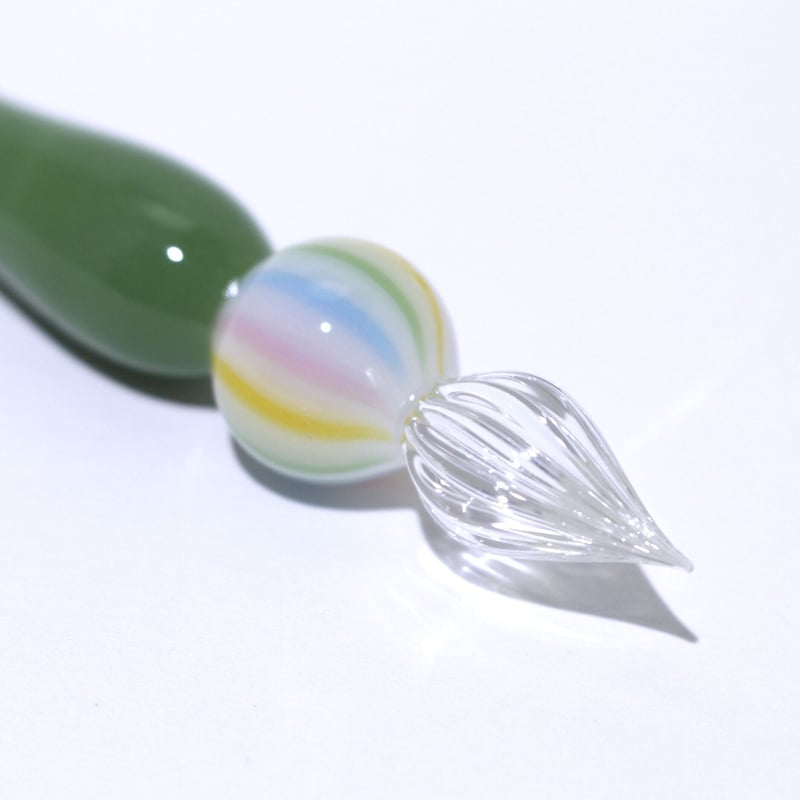 和スイーツガラスペン (抹茶) | ぐり工房 Online Shop