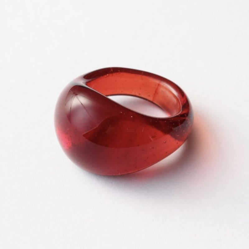 guridrops】ぽってりリング(Clear Red) | ぐり工房 Online Shop guridrops】ぽってりリング(Clear Red) | ぐり工房 Online Shop