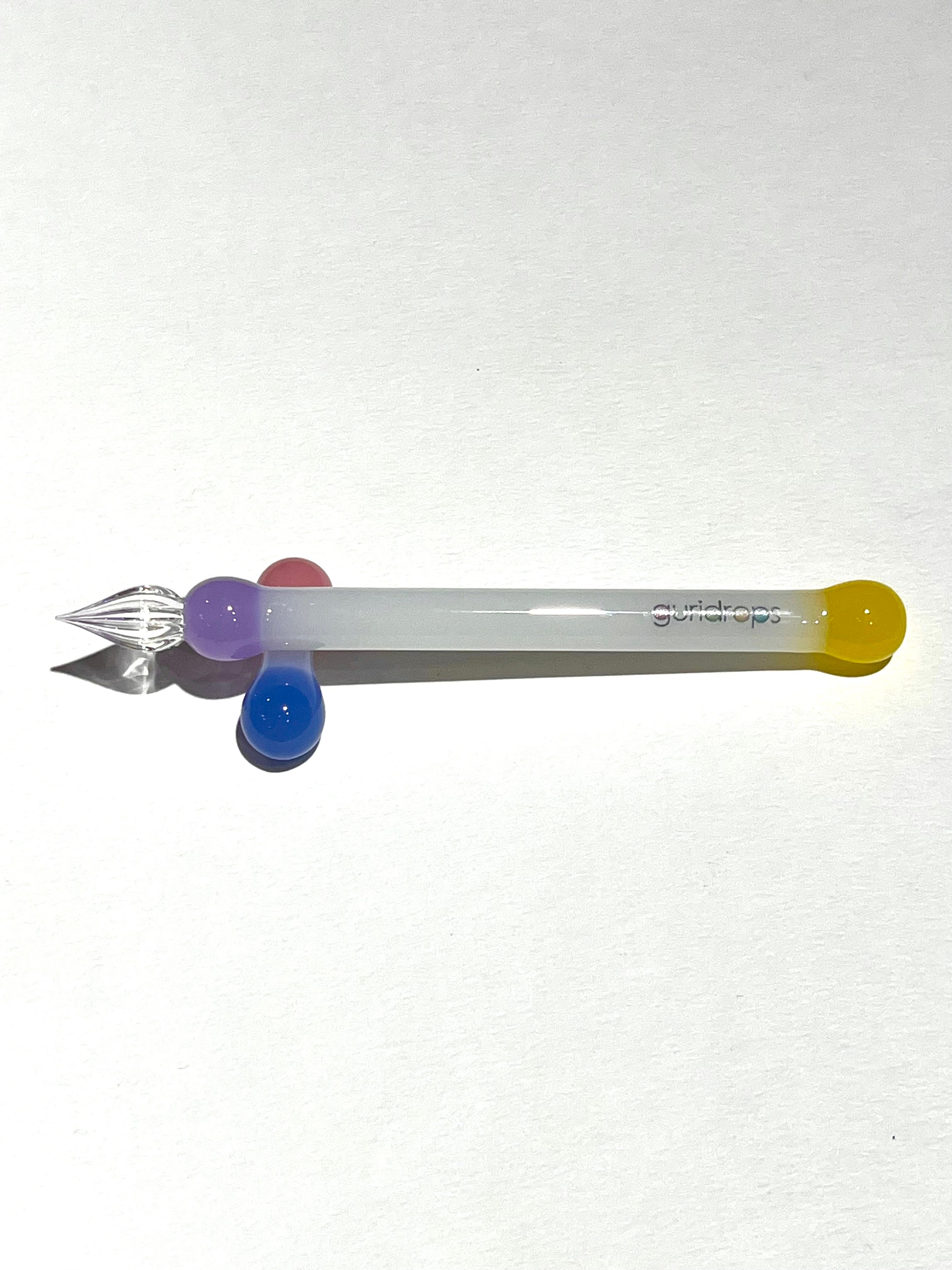 minimarooガラスペン(Purple×Yellow) | ぐり工房 Online Shop