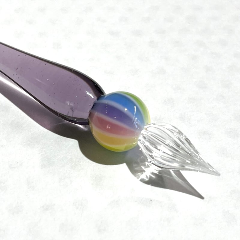 ガラスペン 〜虹ジェリー 〜(ぶどう酒) | ぐり工房 Online Shop