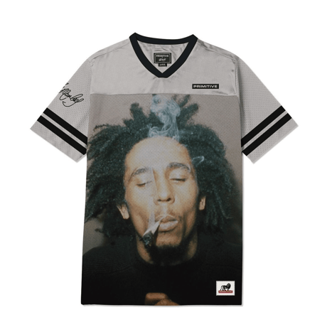 Bob marley x Primitive MESH JERSEY KHAKI